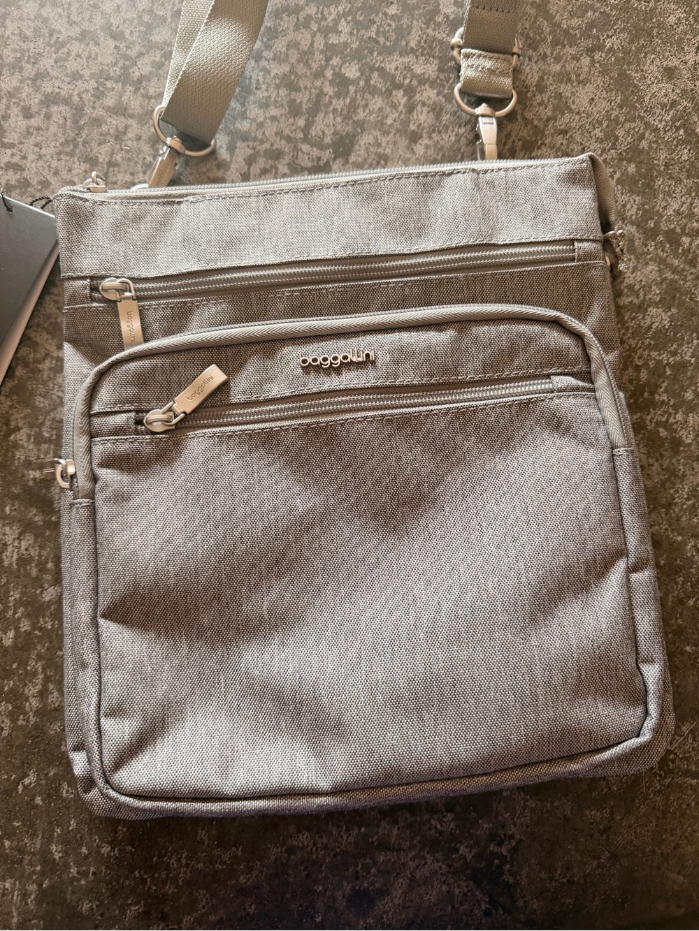 Baggallini Gray Crossbody Bag